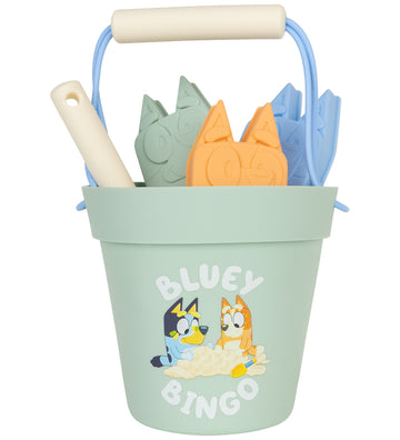 Swim Essentials Strandset - Silicone - 5 Onderdelen - Multi Blue - Swim Essentials - OneSize - Zandspeelgoed
