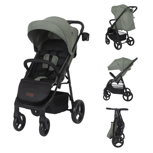 Buggy Novi Grande XL Premium Black/Green