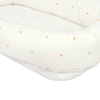 Babynest Tots Tale Baby Soft Muslin Confetti White