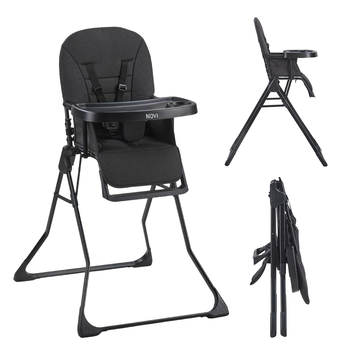 Kinderstoel Novi Mila Black Melange