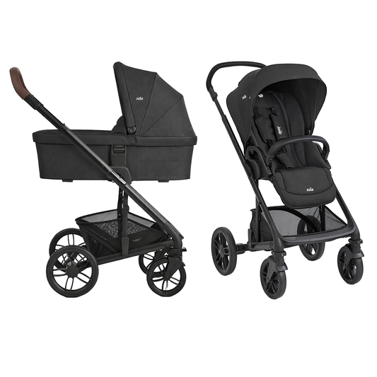 Kinderwagen Joie Chrome2 Trio 3-in-1 Raven incl. i-Snug2 Autostoel, Adapterset & Regenhoes