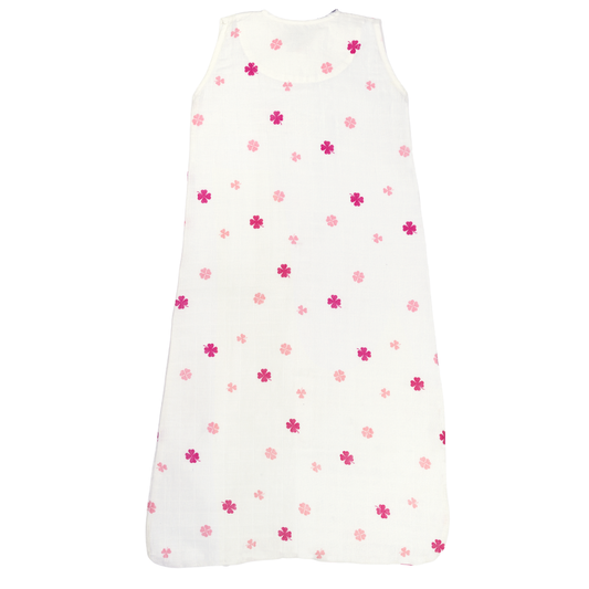 Slaapzak Little Boo Hydrofiel Cozy Clover Pink 70cm
