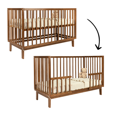 Meegroei Ledikant Novi Lauren Walnut 60x120