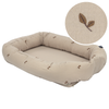 Babynest Tots Tale Baby Soft Muslin Leaves Taupe