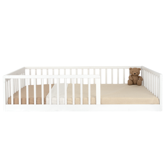 Peuterbed Colorfull Home Vloerbed 80x160 White