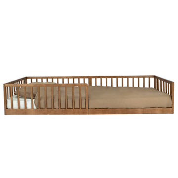 Kinderbed Colorfull Home Vloerbed 90x200 Walnut