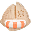 Sophie la Girafe Badspeelgoed - So Pure - Boot - Hout/Rubber - Sophie la Girafe - OneSize - Badspeelgoed