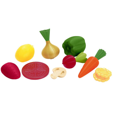 Dantoy Green Garden - Groenten & Fruit I Net - 10 Onderdelen - Dantoy - OneSize - Speelgoedeten
