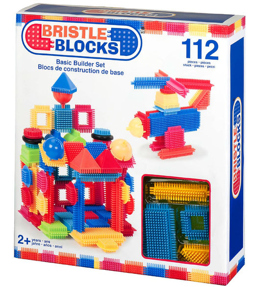 Bristle Blocks Bricks - 112 onderdelen - Basisbouwset - Bristle Blocks - OneSize - Blokken