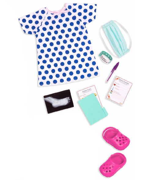 Our Generation Pop - 46 cm - Martha op krukken - Our Generation - OneSize - Poppen