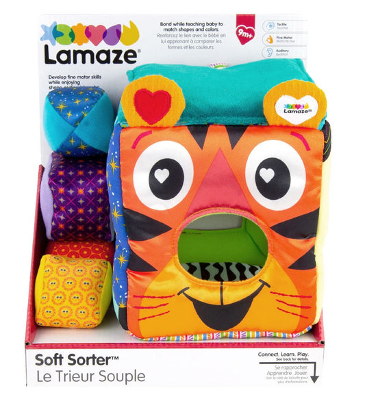 Lamaze Zacht Vormenstoof m. Dierenmotief - Multicolour - Lamaze - OneSize - Vormenstoven