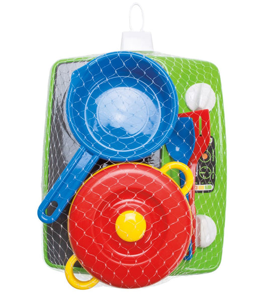 Dantoy Kookplaatset - My Little Kitchen - 6 Onderdelen - Dantoy - OneSize - Speelkeukens