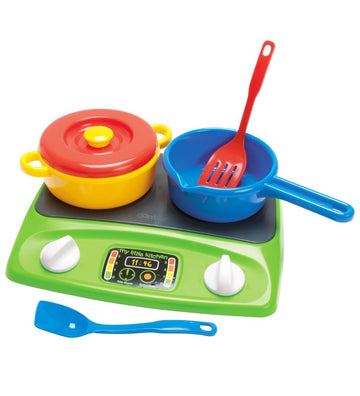 Dantoy Kookplaatset - My Little Kitchen - 6 Onderdelen - Dantoy - OneSize - Speelkeukens