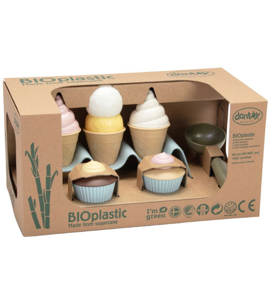 Dantoy BIO Plastic Ijsset - 15 Onderdelen - Dantoy - OneSize - Speelgoedeten