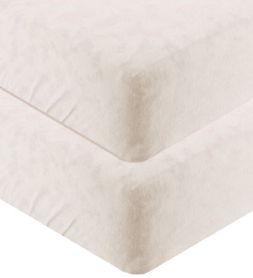 Leander Hoeslaken - 60x140 - 2-pack - Cappuccino - Leander - OneSize - Hoeslaken