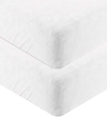 Leander Hoeslaken - 60x115 - 2-pack - Snow - Leander - OneSize - Hoeslaken
