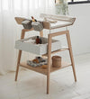 Leander Linea Aankleedkussenhoes - Cappuccino - Leander - OneSize - Aankleedkussenhoezen