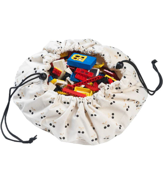 Play&Go Speelmat - Ø40 - Crème m. Kers - Play&Go - OneSize - Speelmaten