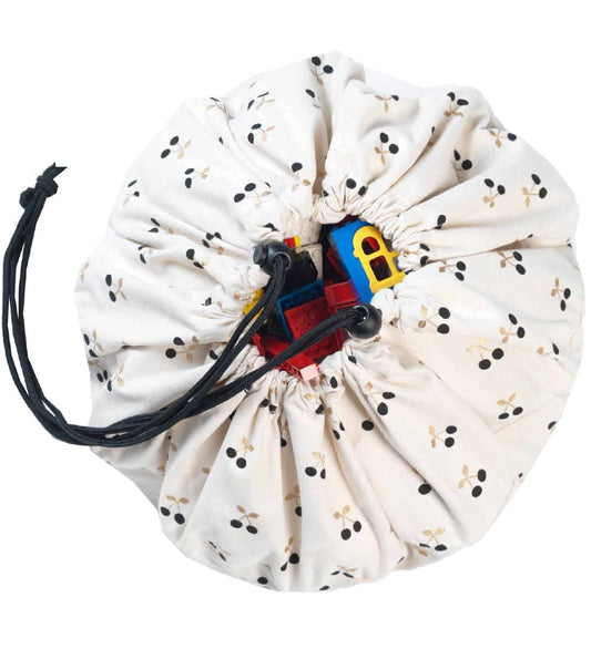 Play&Go Speelmat - Ø40 - Crème m. Kers - Play&Go - OneSize - Speelmaten