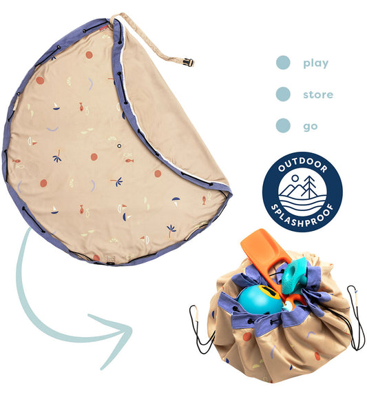Play&Go Speelmat - Outdoor - Ø: 140 Cm - Sea - Play&Go - OneSize - Speelmaten