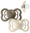 BIBS Supreme+ Fopspenen - Maat 1 - 2-pack - Symmetrisch - Vanill - BIBS - 0-6 mnd - Fopspenen