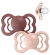 BIBS Supreme+ Fopspenen - Maat 2 - 2-pack - Symmetrisch - Marmot - BIBS - 6-18 mnd - Fopspenen