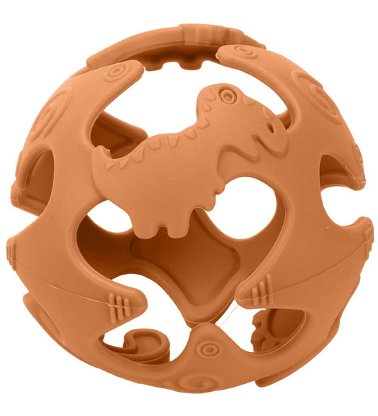 Tiny Tot Bijtbal - Silicone - Oker - Tiny Tot - OneSize - Bijtringen