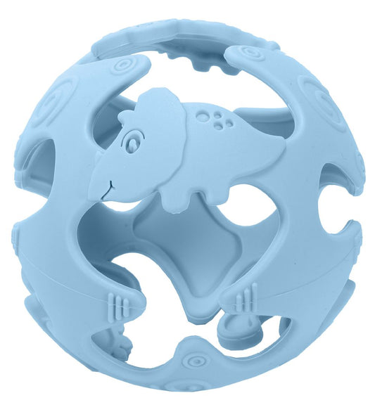 Tiny Tot Bijtbal - Silicone - Baby Blauw - Tiny Tot - OneSize - Bijtringen