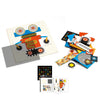 Djeco Magnetisch Bordspel - Kinoptik - 60 Onderdelen - Robots - Djeco - OneSize - Magnetisch speelgoed