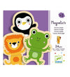 Djeco Magneten - 24 st. - Hout - Coucou - Djeco - OneSize - Magnetisch speelgoed