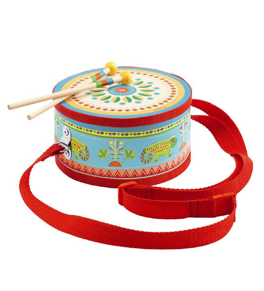 Djeco Trommel - Hout - Multicolour - Djeco - OneSize - Muziekinstrumenten