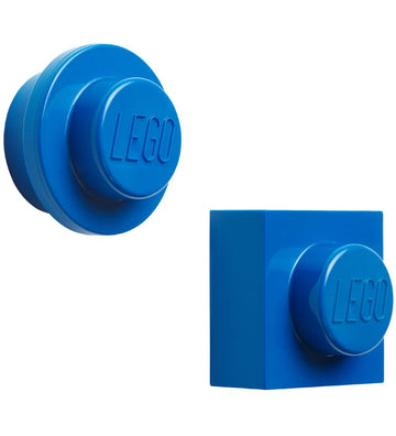 LEGO® Storage Magneten - 2 stk - Blauw - LEGO® Storage - OneSize - Magnetisch speelgoed