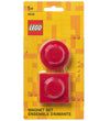 LEGO® Storage Magneten - 2 stk - Rood - LEGO® Storage - OneSize - Magnetisch speelgoed