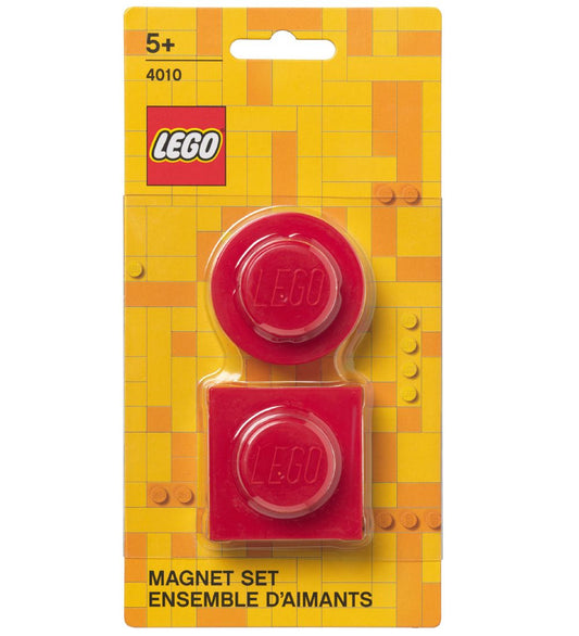 LEGO® Storage Magneten - 2 stk - Rood - LEGO® Storage - OneSize - Magnetisch speelgoed