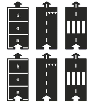 Waytoplay Racebaan - Lang Straight - 6 Onderdelen - Waytoplay - OneSize - Racebanen