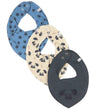 Pippi Babyslabbetje - 3-pack - Vallarta Blue - Pippi Baby - OneSize - Kwijlsjaaltjes