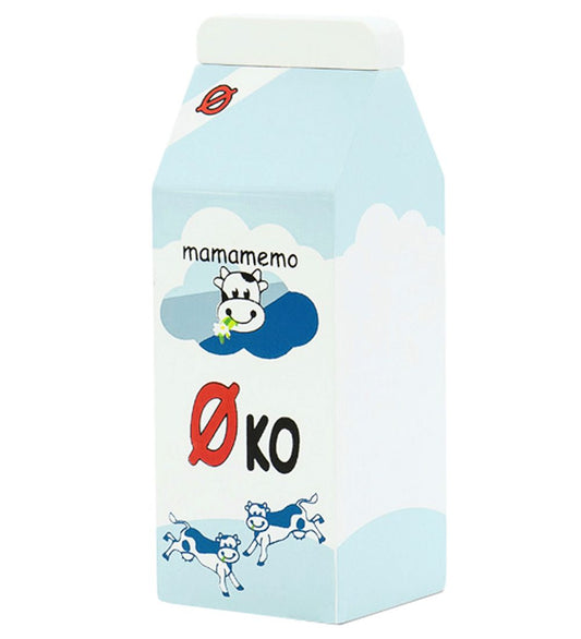 MaMaMeMo Speelgoedeten - Hout - Blauw Ø-Ko Melk - MaMaMeMo - OneSize - Speelgoedeten