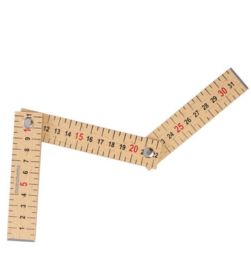 MaMaMeMo Gereedschap - Hout - Vouwmeter - MaMaMeMo - OneSize - Gereedschap
