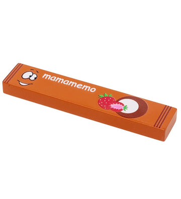 MaMaMeMo Speelgoedeten - Hout - Fruitreep m. Aarbeien - MaMaMeMo - OneSize - Speelgoedeten