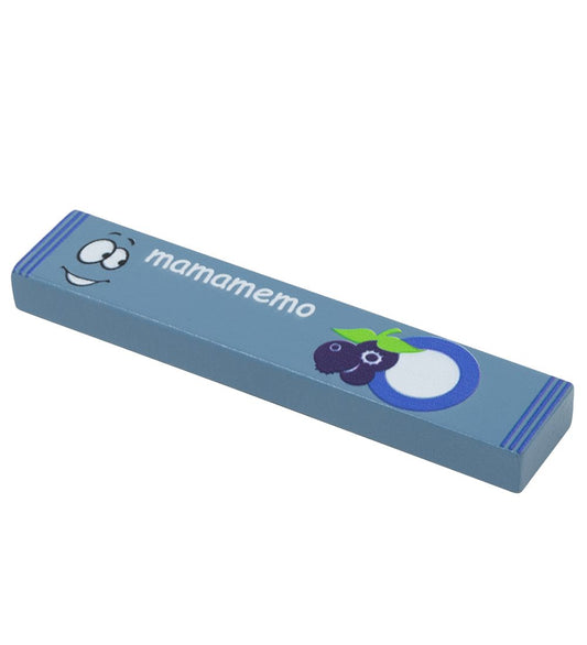 MaMaMeMo Speelgoedeten - Hout - Fruitstick m. Bosbes - MaMaMeMo - OneSize - Speelgoedeten