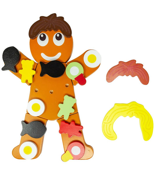 MaMaMeMo Speelgoedeten - Hout - Taartenman - MaMaMeMo - OneSize - Speelgoedeten