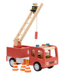 Kids Concept Brandweerauto - 30 cm - Aiden - Rood m. Brandweerli - Kids Concept - OneSize - Auto´s