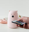 Rabbit & Friends Lamp - Groot Beer m. Afstandsbediening - 11x17  - Rabbit & Friends - OneSize - Nachtlampen
