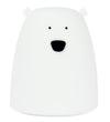 Rabbit & Friends Lamp - Klein Beer - 8,5x10 cm - Wit - Rabbit & Friends - OneSize - Nachtlampen
