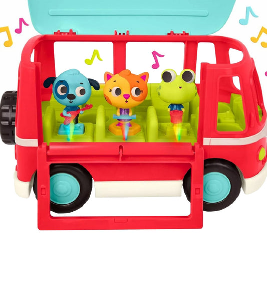 B. toys Muziekbus - 4 Onderdelen m. Geluid - B. toys - OneSize - Activiteitenspeelgoed