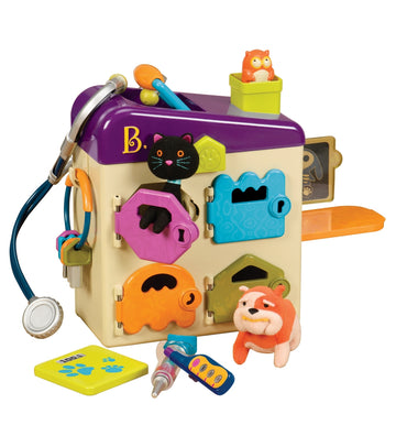 B. toys Dierenkliniek - Dierenarts - 8 Onderdelen - B. toys - OneSize - Activiteitenspeelgoed