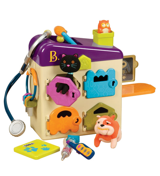 B. toys Dierenkliniek - Dierenarts - 8 Onderdelen - B. toys - OneSize - Activiteitenspeelgoed