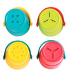 Ludi Badspeelgoed - 4 Emmers - Multicolour m. Dieren - Ludi - OneSize - Badspeelgoed