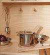 ferm Living Speelkeukengerei - 9 Onderdelen - Metaal/Hout - Ferm Living - OneSize - Speelkeukens
