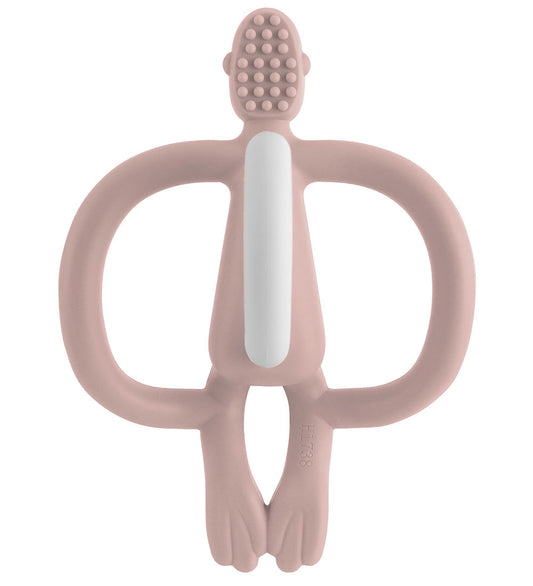 Matchstick Monkey Bijtring - Monkey Tandjes krijgen - Dusty Pink - Matchstick Monkey - OneSize - Bijtringen